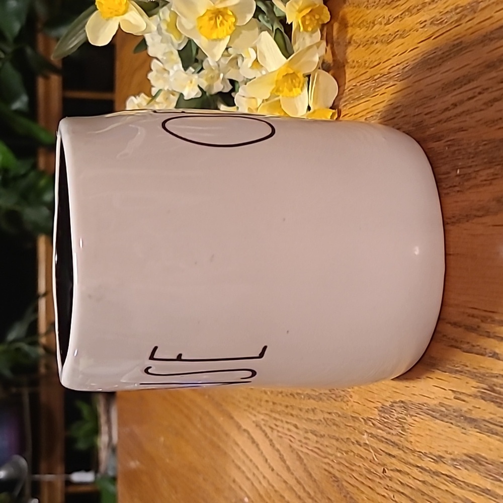Rae Dunn OFFENSE / DEFENSE Double Sided White Ceramic Mug - Picture 3 of 7